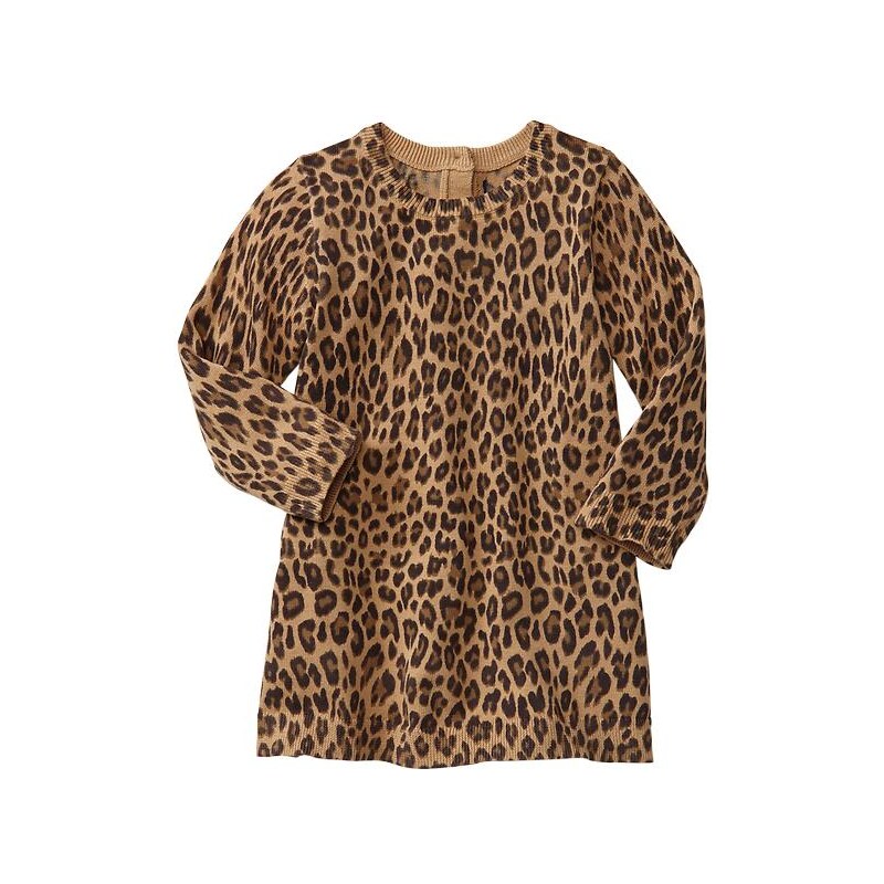 Gap Leopard Sweater Dress - Leopard print