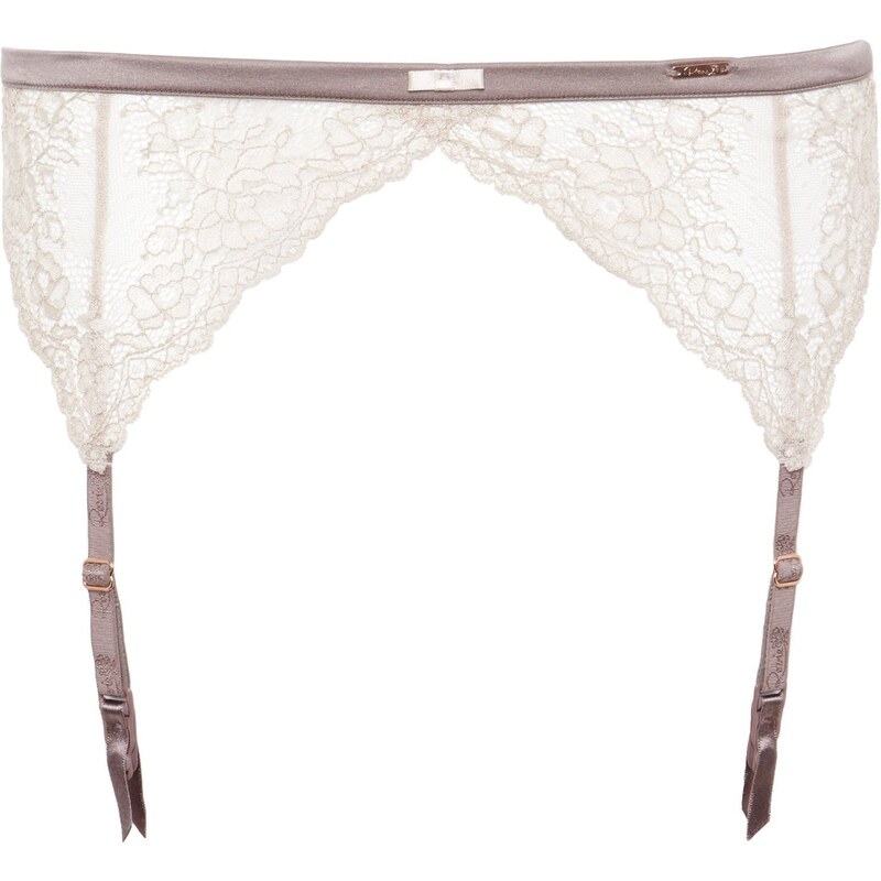 Marks and Spencer Rosie for Autograph Silk Suspender Belt with French Designed Rose Lace