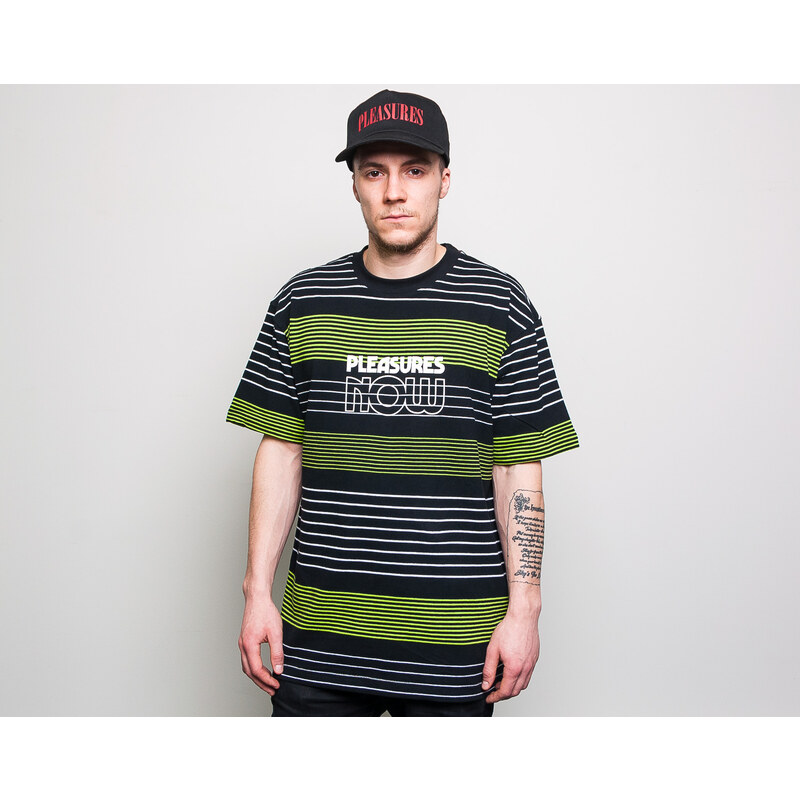 Triko Pleasures Feed Back SS T-Shirt Black