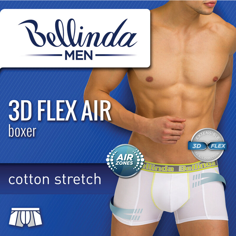 Boxerky Bellinda 3D Flex AIR BU858208