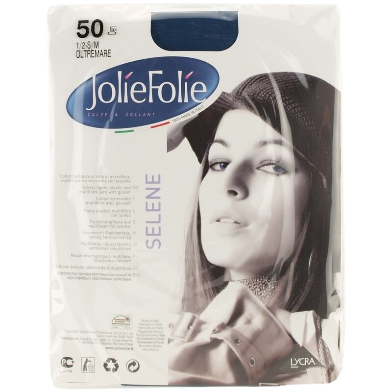 Jolie Folie Punčochové kalhoty Selene blue 50 DEN