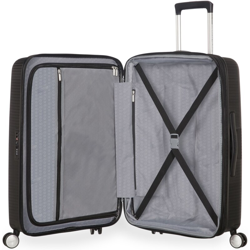 American Tourister Kabinový cestovní kufr Soundbox EXP 35,5/41 l tmavě modrá