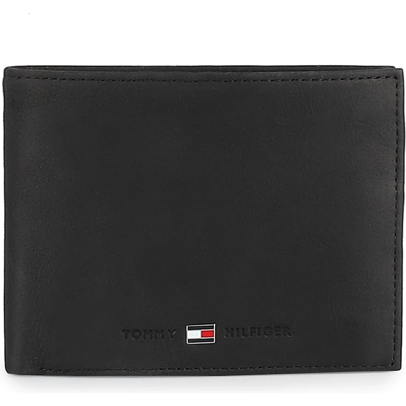 Tommy Hilfiger Pánská kožená peněženka Johnson Trifold AM0AM00665 černá -  GLAMI.cz