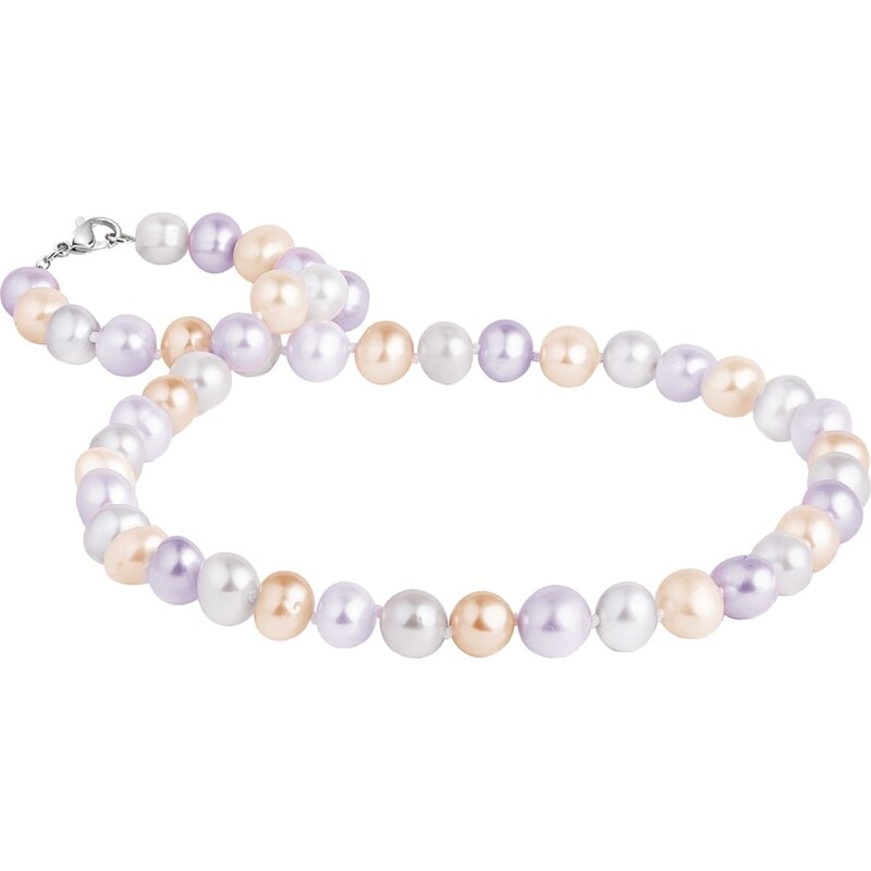 Barevný perlový náhrdelník KLENOTA sil3363