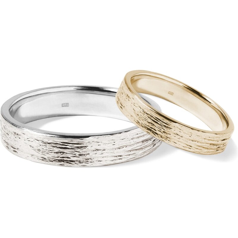 Zlaté snubní prsteny KLENOTA wk00732