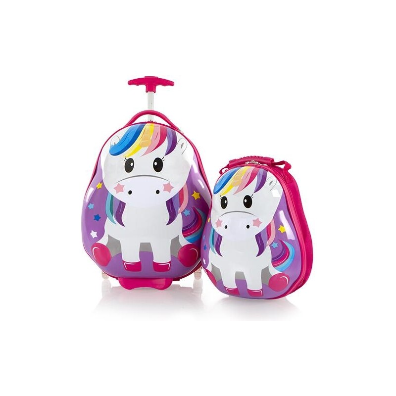 Heys Travel Tots Kids dětská sada Unicorn kufr 46 cm a batoh 33