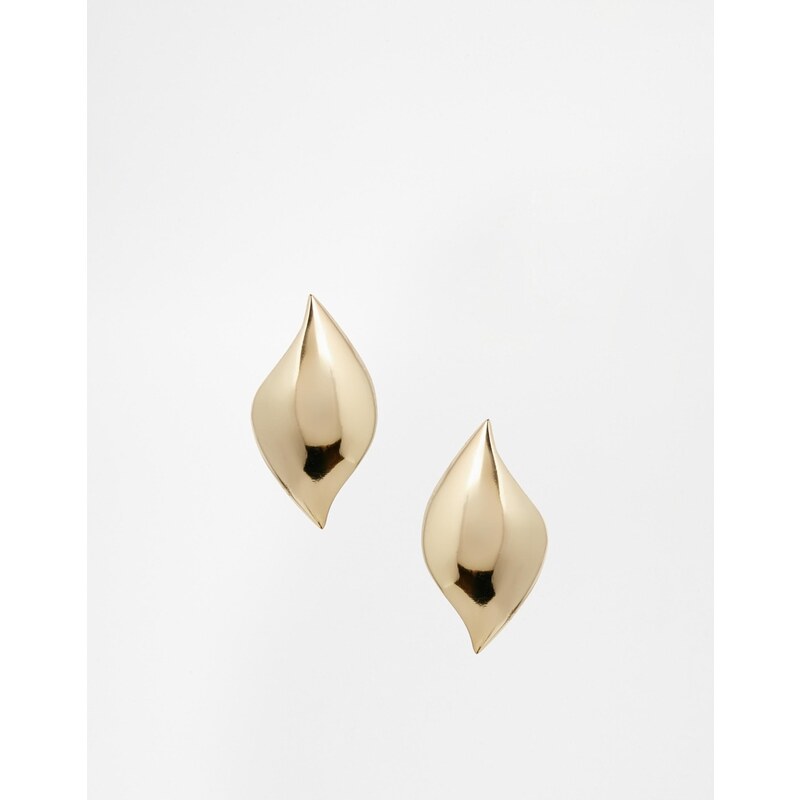 ASOS Statement Swirl Stud Earrings - Gold
