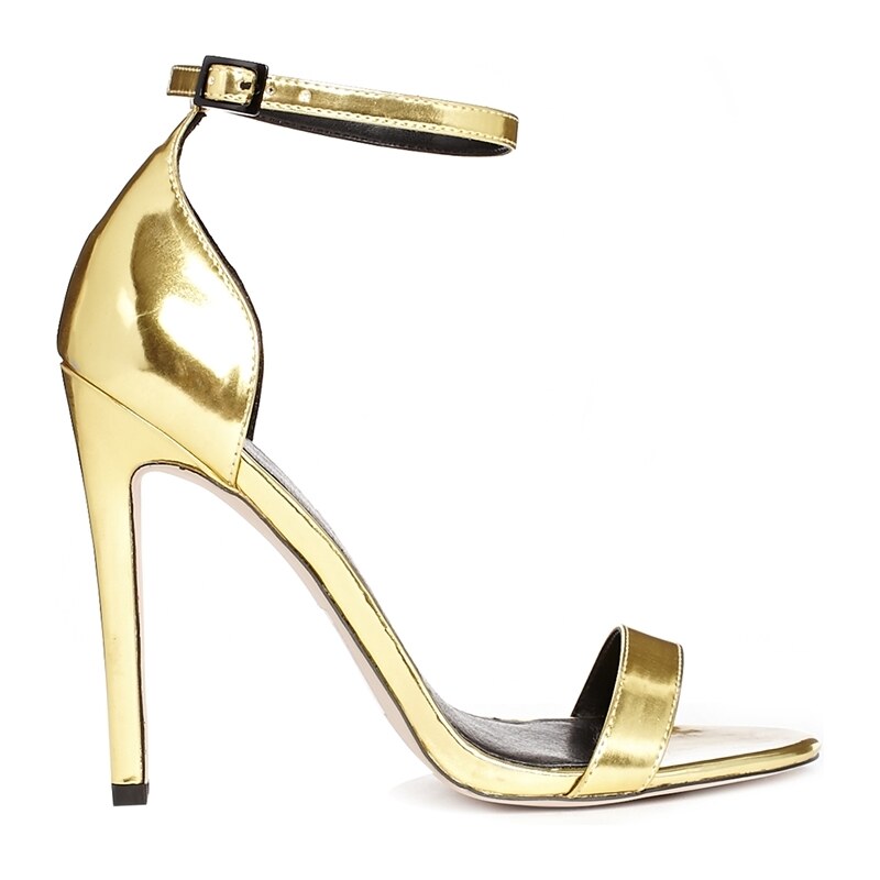 ASOS HALCYON Heeled Sandals - Gold