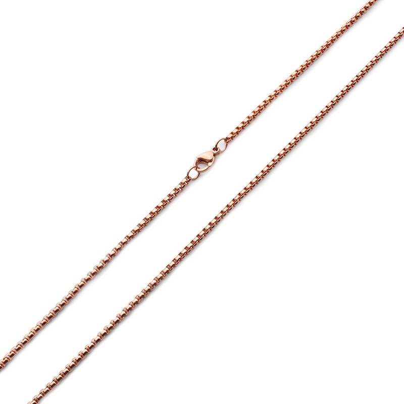 BM Jewellery Dámský řetízek VARIANT 0,12 x 50 cm - rose gold z chirurgické oceli S827100