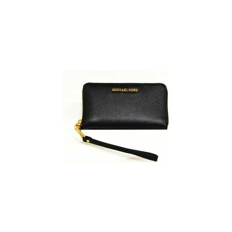 Michael Kors dámská peněženka JET SET TRAVEL 35S9GTVE7L LG FLAT MF PHN CASE BLACK LEATHER Michael Kors 35S9GTVE7L 192877339588