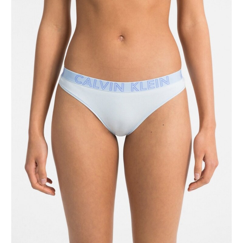 Dámské kalhotky Calvin Klein - tanga Ultimate světle modrá