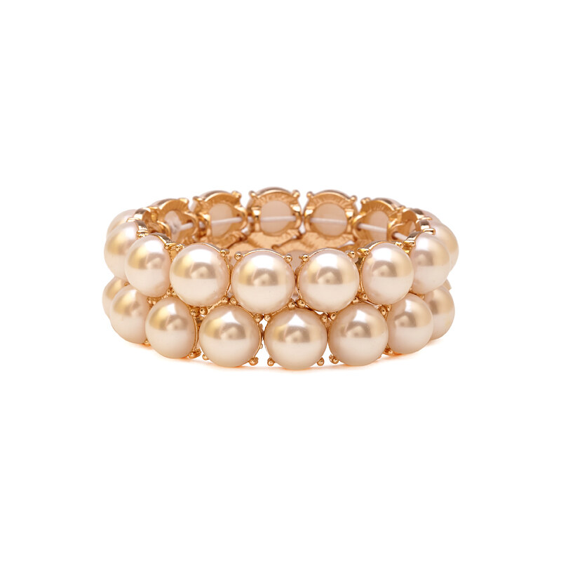 FOREVER21 Faux Pearl Stretch Bracelet