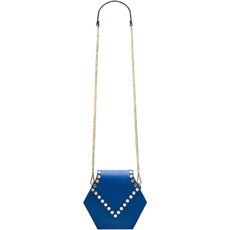 Glamorous by GLAM Dámská kožená crossbody kabelka asymetrická - 36310203