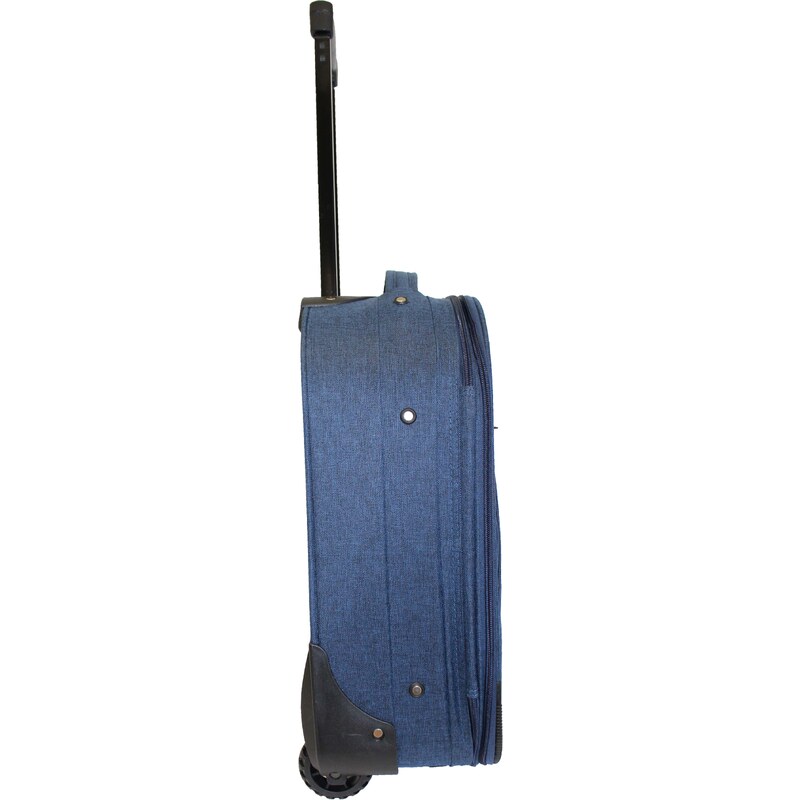 BORDERLINE Sada 5 super lehkých 2 kolových kufrů - JB 10091 twill modrý