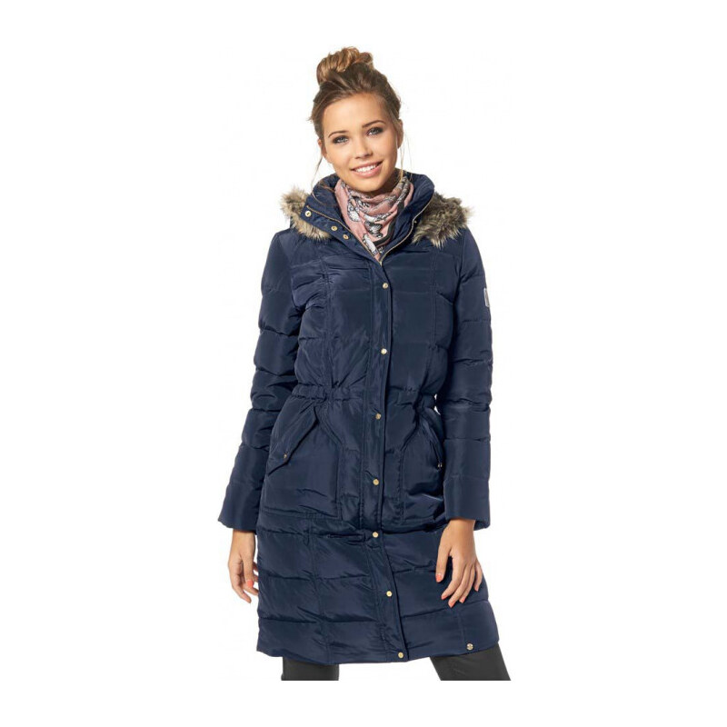 Prošívaný péřový kabát, dámský nebo dívčí zimní péřový kabát AJC