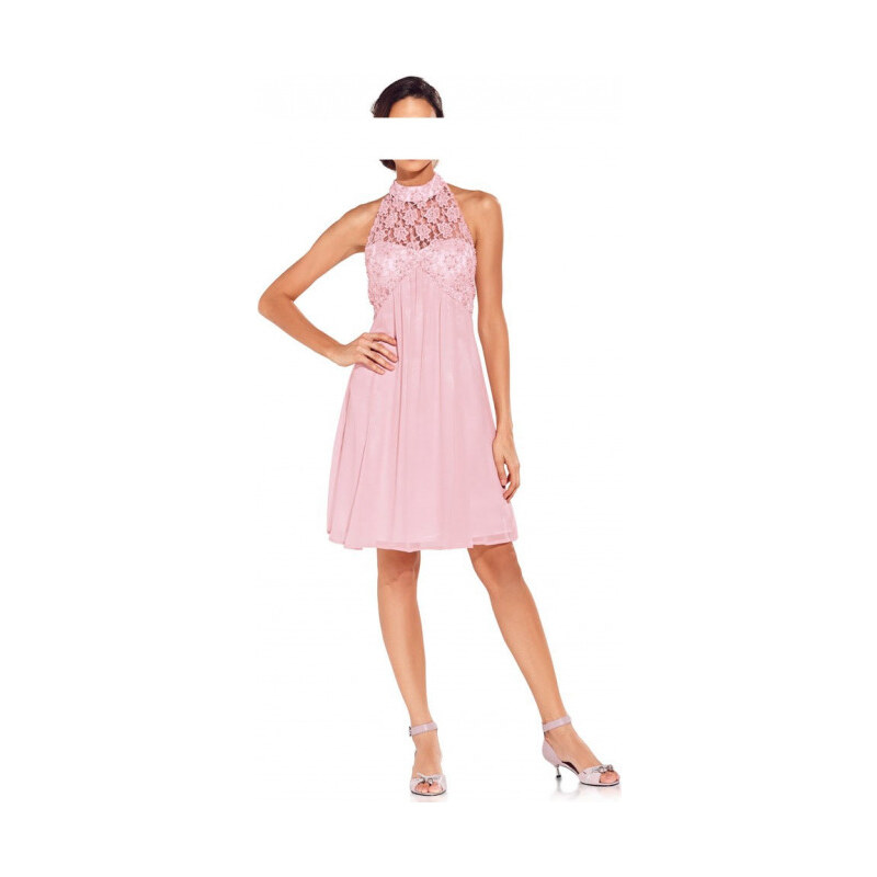 Růžové koktejlové šaty Carry Allen by Ella Singh