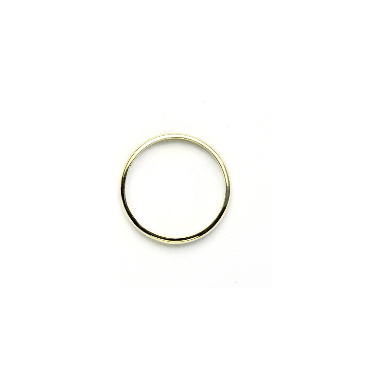Čištín s.r.o. Zlatý prsten, hladký kroužek 2,5 mm, žluté zlato -