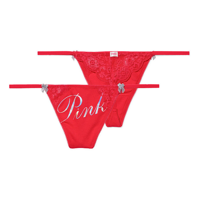 Victoria's Secret Lace Back V-string Panty