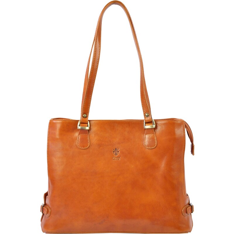 Kožená kabelka přes rameno Florence 14 camel 62419152