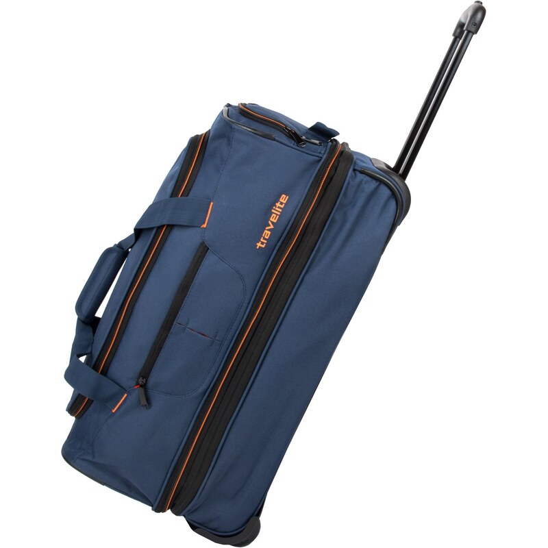 Travelite Basics Wheeled duffle S Navy/orange 51 - 64l
