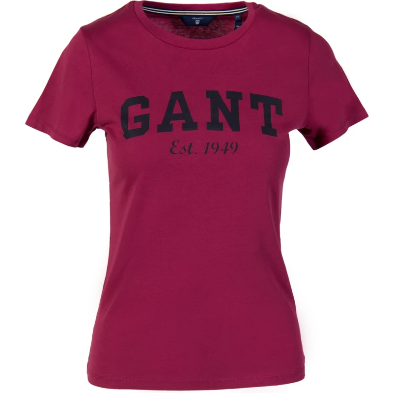 Gant dámské tričko Vínová - GLAMI.cz