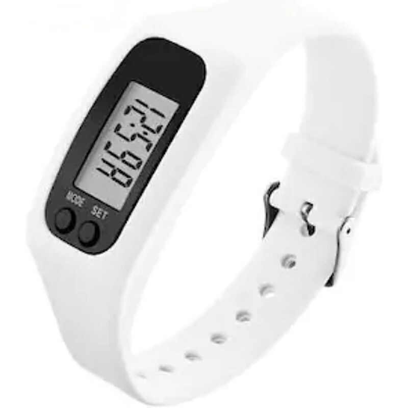 Sportovní hodinky SKMEI 1207 bílé s krokoměrem a měřením kalorií
