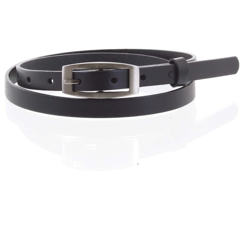 Penny Belts Dámský kožený opasek černý - PB Ezem 95 černá