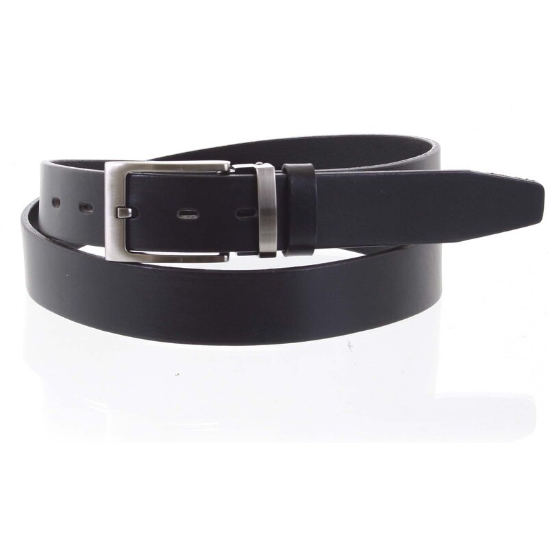 Penny Belts Pánský kožený opasek Zikmund černý vel. 95