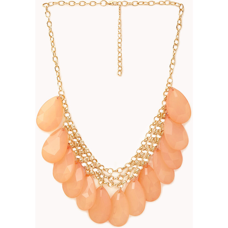 FOREVER21 Show Off Faux Stone Necklace