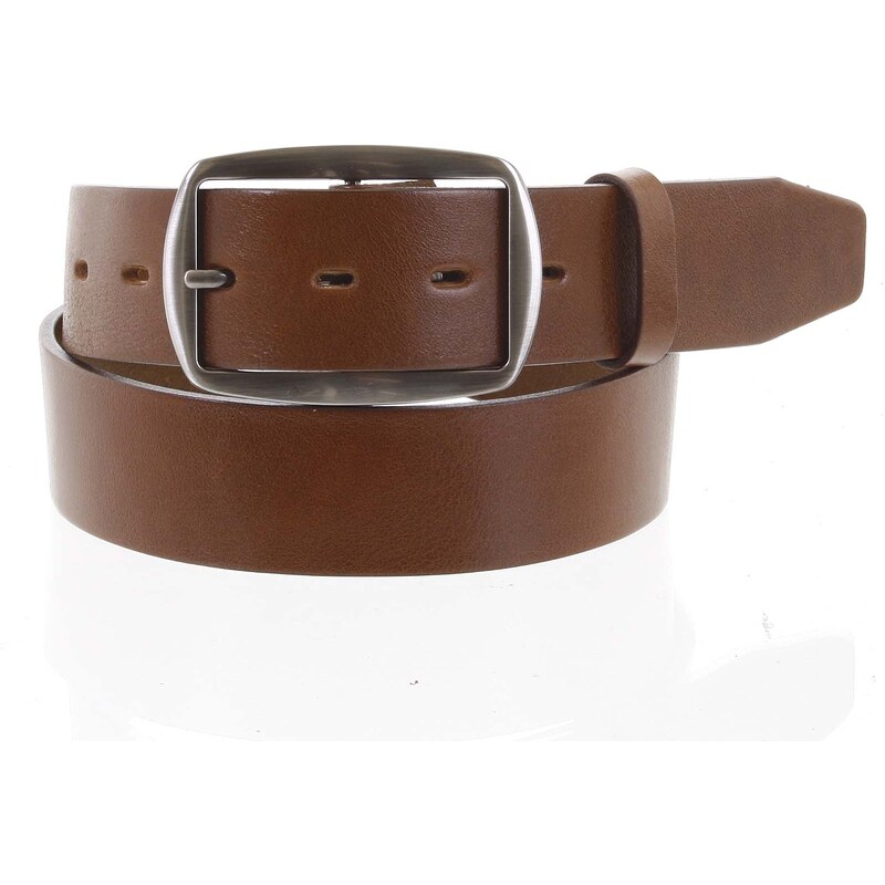 Penny Belts Dámský kožený opasek hnědý - PB Harb 100 hnědá