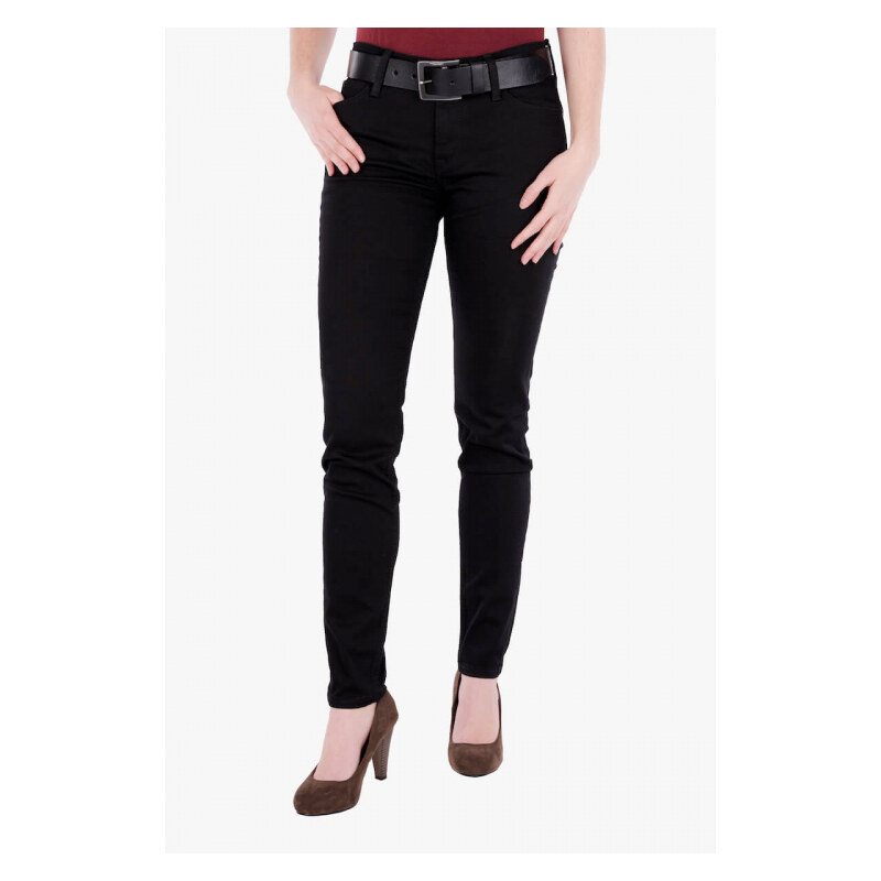 Dámské jeans LEE L526FS47 SCARLETT BLACK RINSE