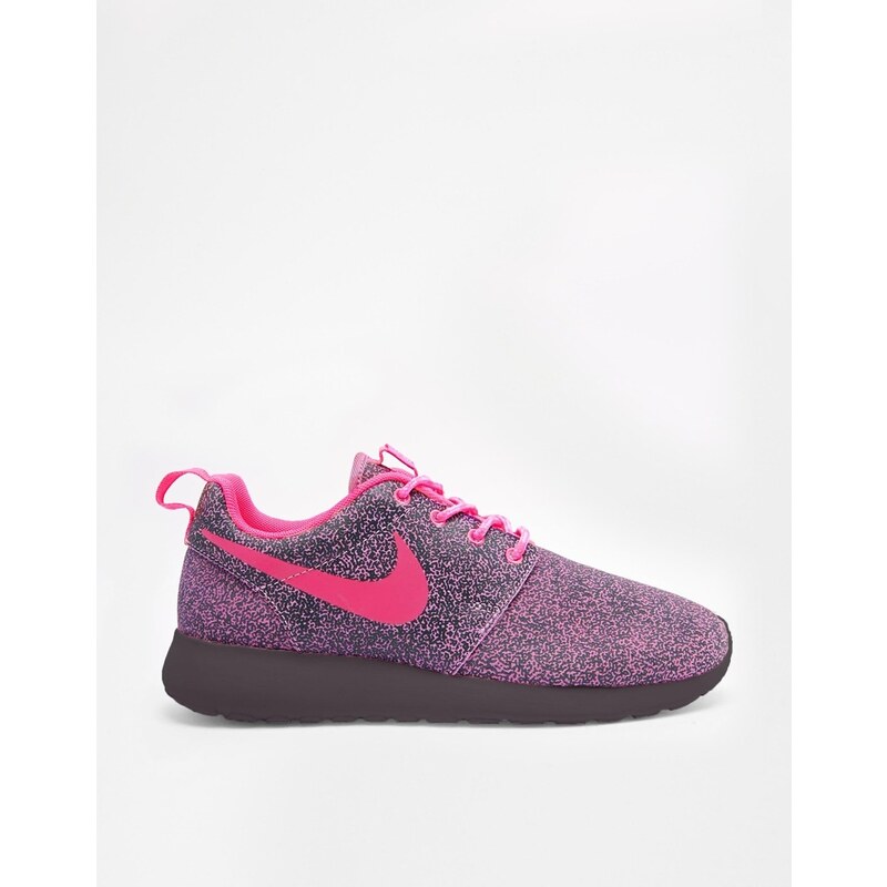 Nike Rosherun Pink Printed Trainers - Purple