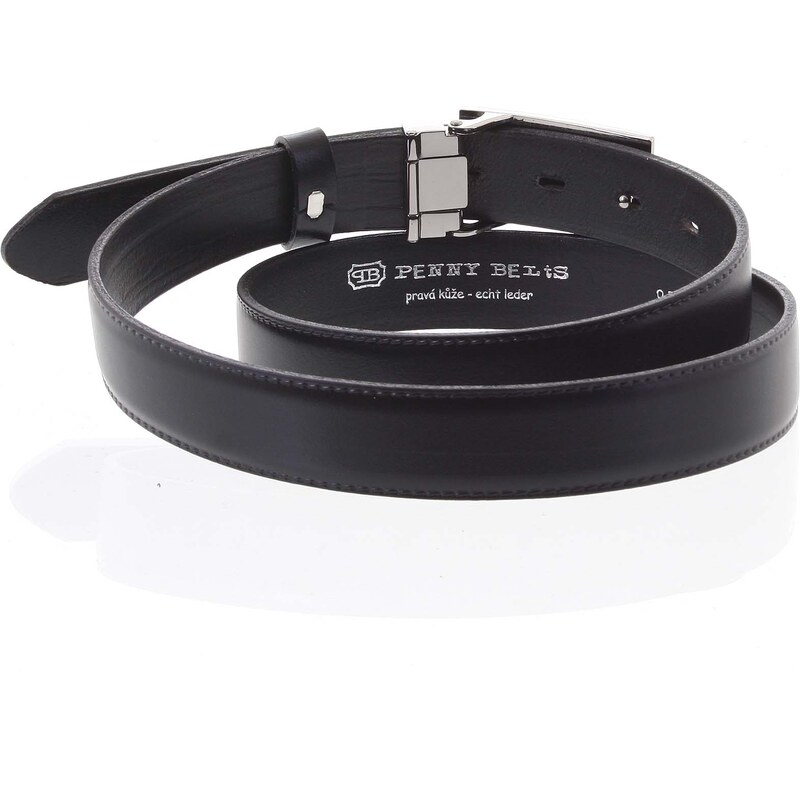 Penny Belts Pánský kožený opasek Valér černý vel. 95