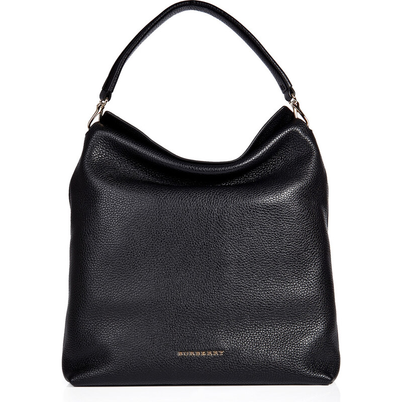 Burberry Shoes & Accessories Textured Leather Hobo Bag