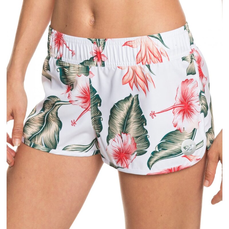 Koupací kraťasy Roxy Love Printed bright white tropical love swim