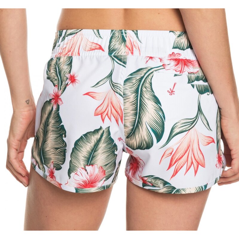 Koupací kraťasy Roxy Love Printed bright white tropical love swim