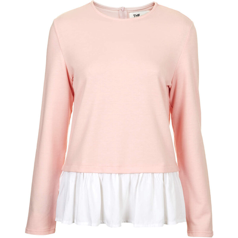 Topshop **Jersey Cotton Peplum Top by The White Pepper