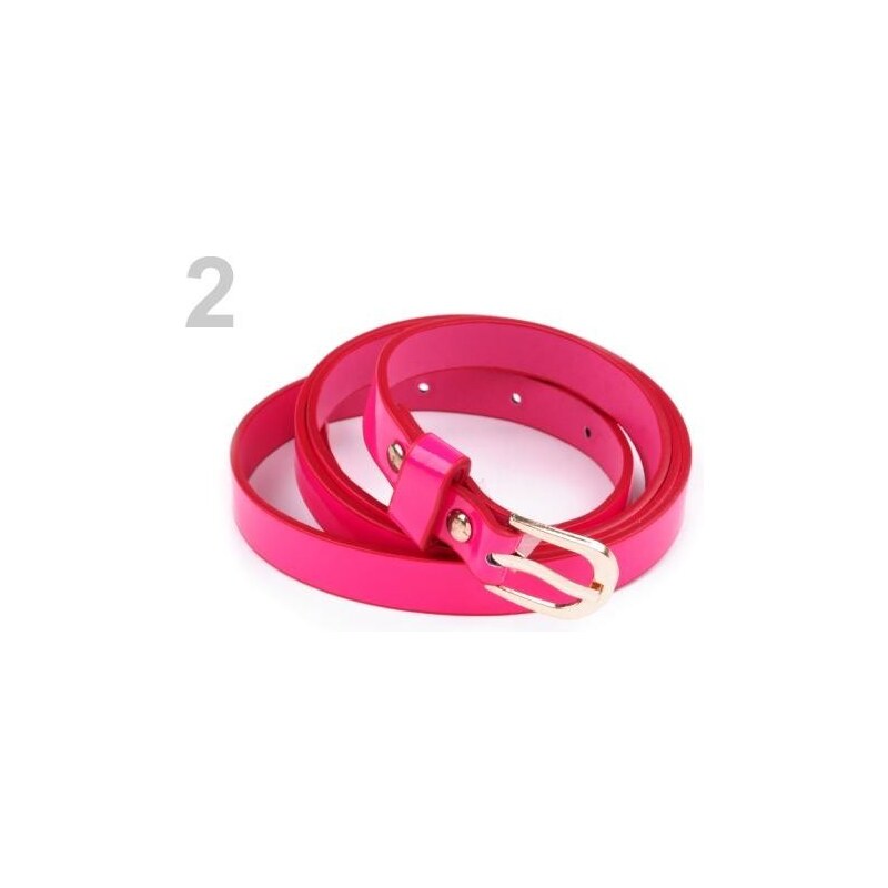 Dámský pásek 1,4x112cm úzký (1 ks) - 2 Virtual Pink Stoklasa