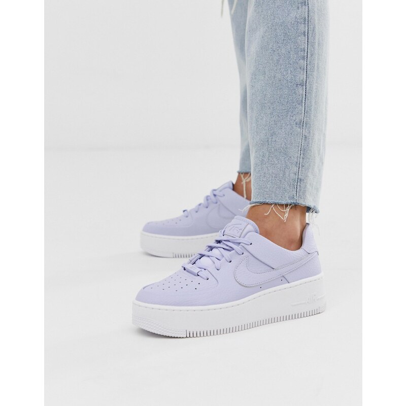 Nike air force 1 sage purple hot sale