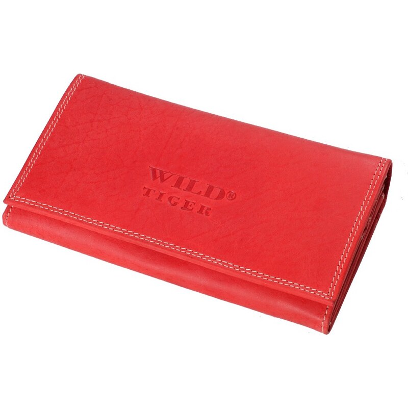 Dámská peněženka kožená Wild Tiger ZD-28-281M červená