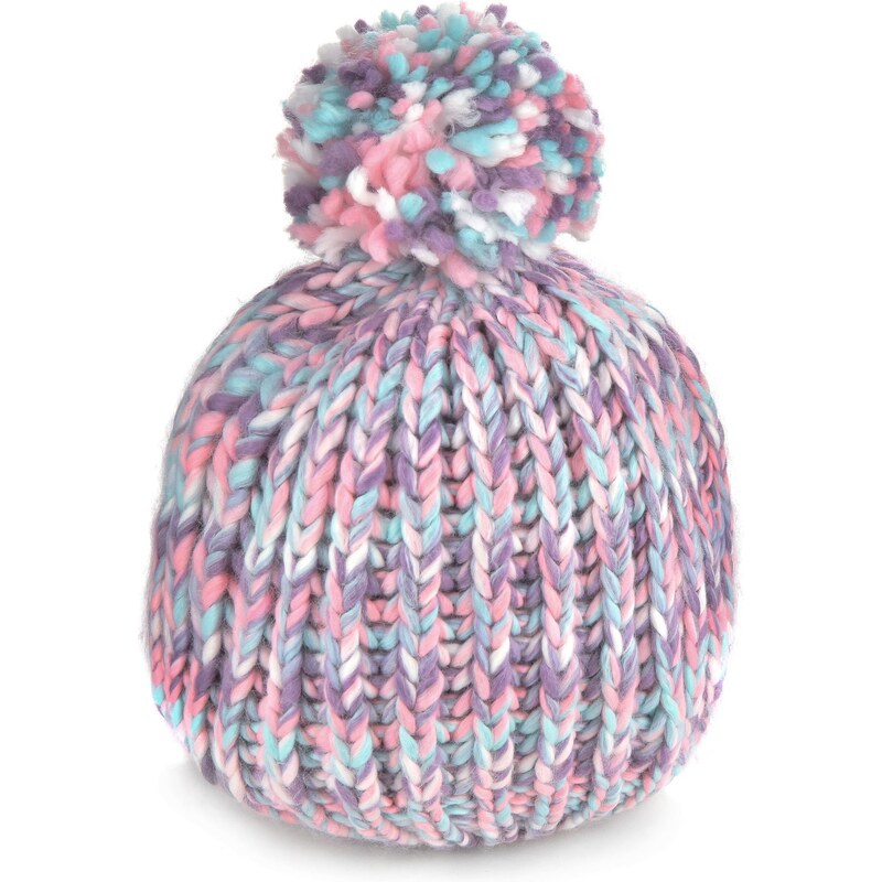Marks and Spencer Multi Space-Dye Design Knitted Bobble Hat