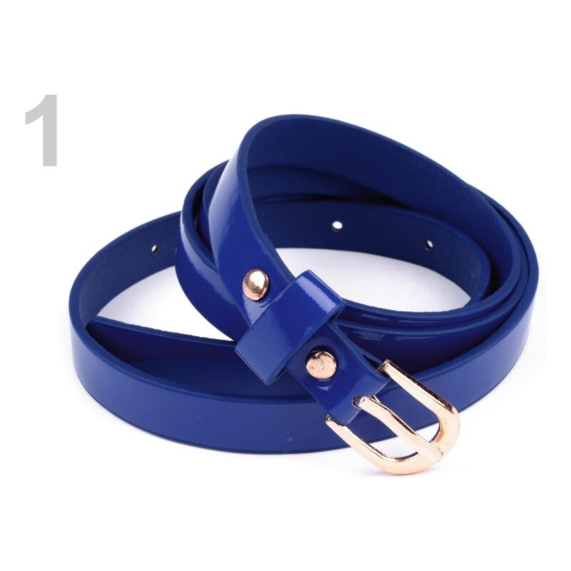 Stoklasa Dámský pásek 1,4x112 cm úzký (1 ks) - 1 modrá jeans