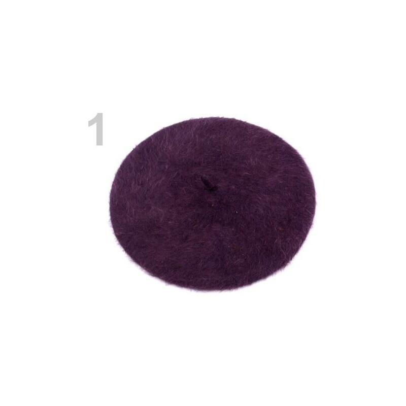 Baret dámský ELLA (1 ks) - 1 fialová purpura Stoklasa