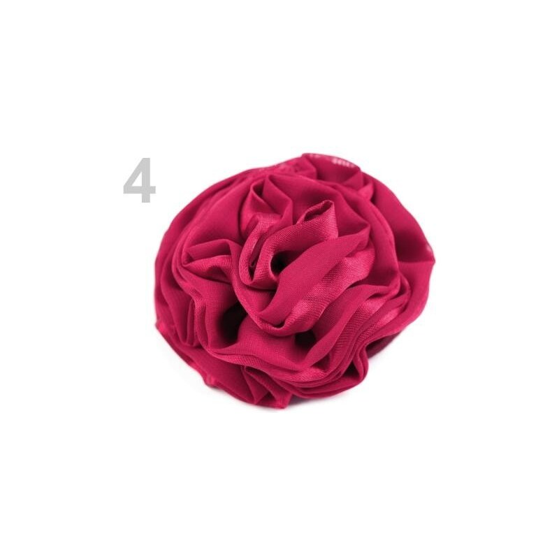 Stoklasa Růže do vlasů Ø 90mm LILY (1 ks) - 4 růžová malinová