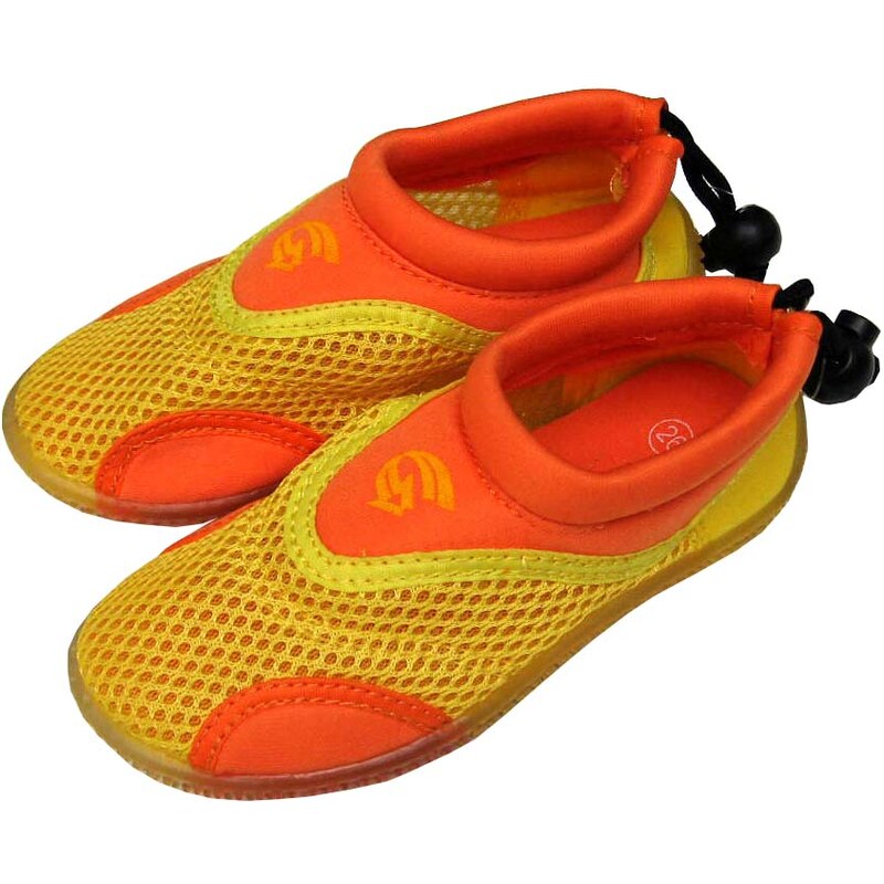 Holidaysport Neoprenové boty do vody Alba Junior žlutooranžové
