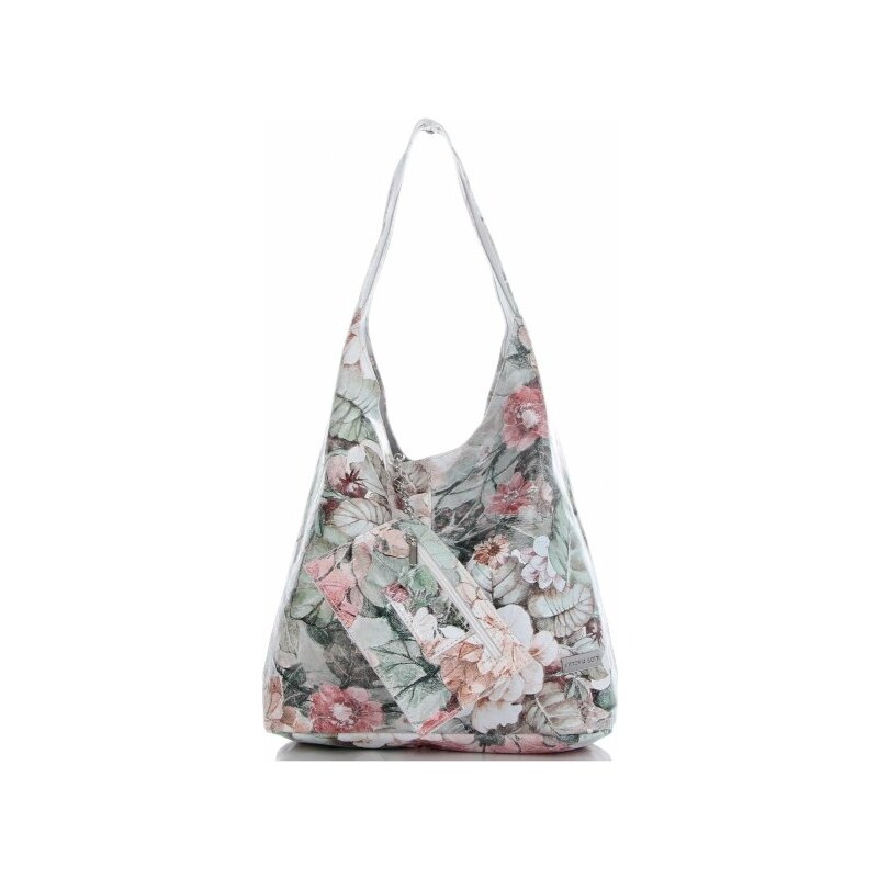 Kožené kabelka shopper bag Vittoria Gotti béžová VF9802 114499075