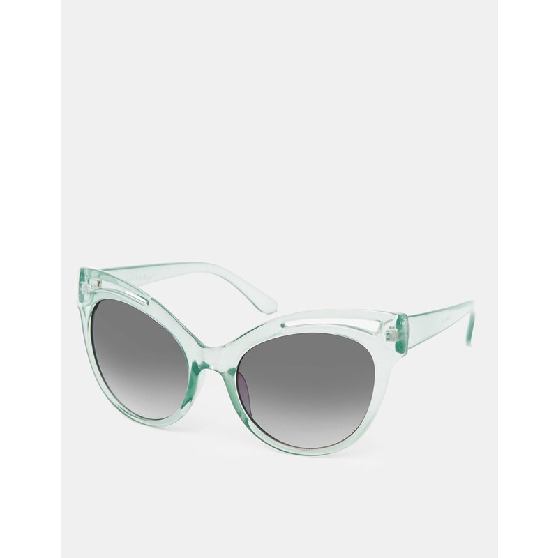 AJ Morgan Flamingo Cat-Eye Sunglasses - Green