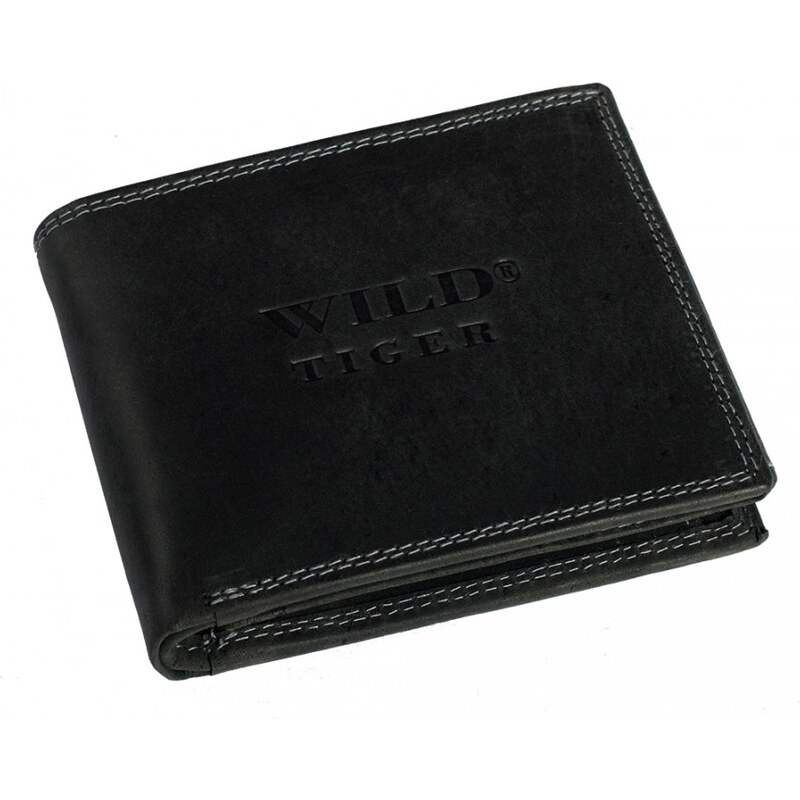 Kožená pánská peněženka Wild Tiger ZM-28-033 černá