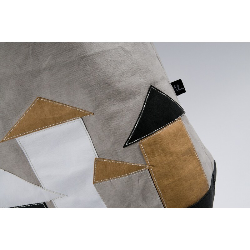 Design Ali Dámská kabelka Ema 008 z pratelného papíru, šedá