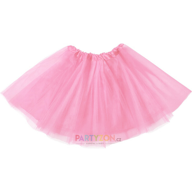 TUTU sukně světlá růžová 40cm